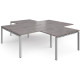 Adapt 4 Person Desk Cluster with Return Unit
